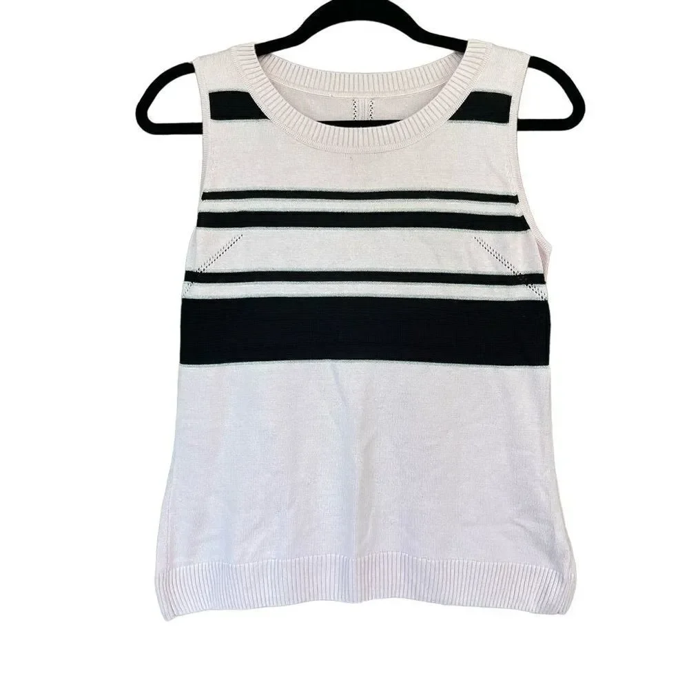 St. John tank blouse and cardigan set
